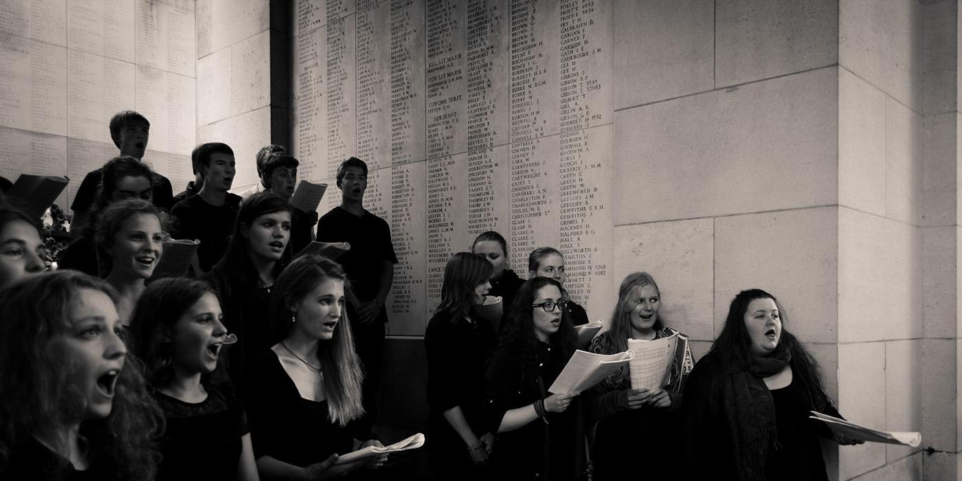 Wynstones School at the Menin Gate