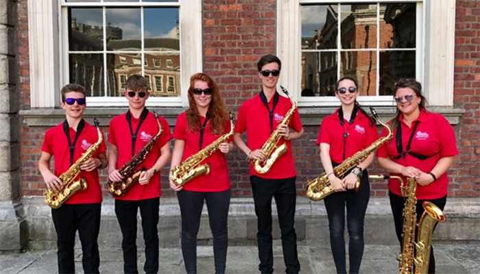 Berkshire Maestros Smiling Saxophones Dublin