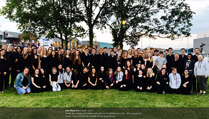 Berkshire Maestros group picture in Howth