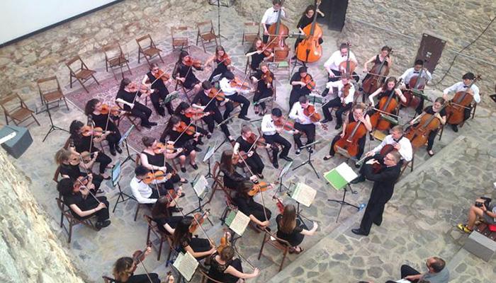 Bromley Youth Chamber Orchestra in Nitra Slovakia