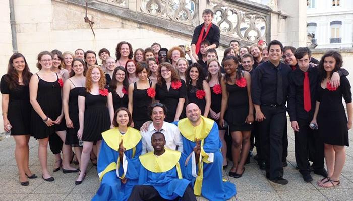 Jazzmanix and local gospel choir
