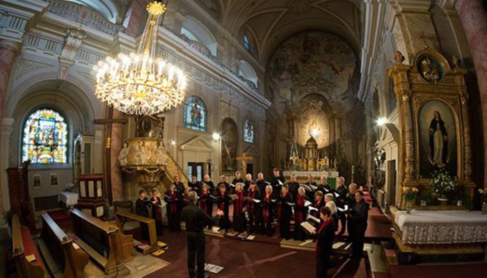 John Powell Singers at Piata Mare Church in Sibiu