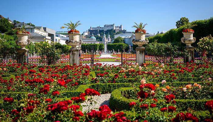The Mirabell Gardens (c) Salzburg Tourism