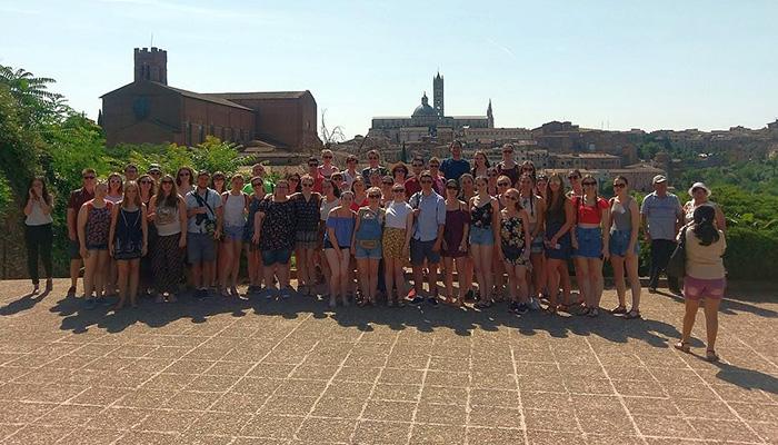 University of Birmingham Music Society in San Gimigniano