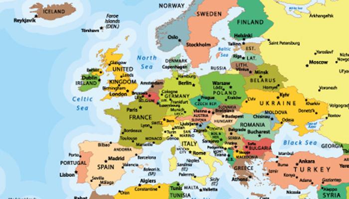 Map of Europe