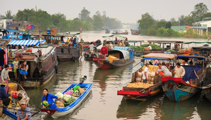 Floating market